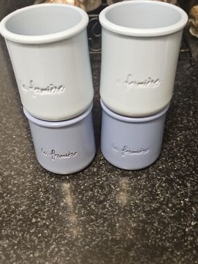 La Fermiere Reuseable Ceramic Jars .Set Of 4